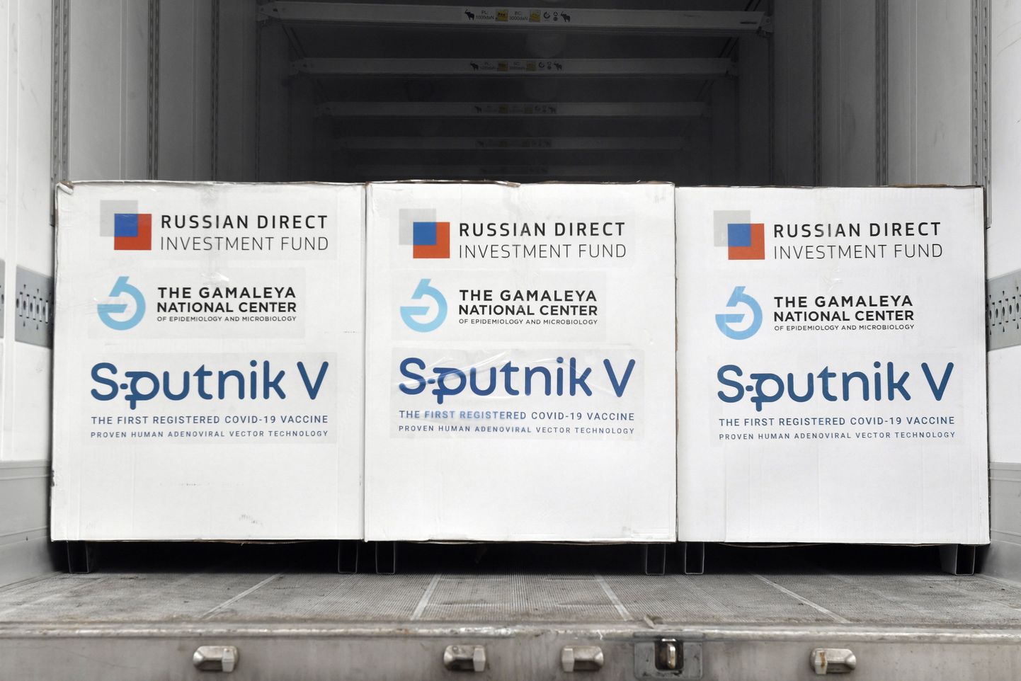 Sputnik V saadetis Budapestis.