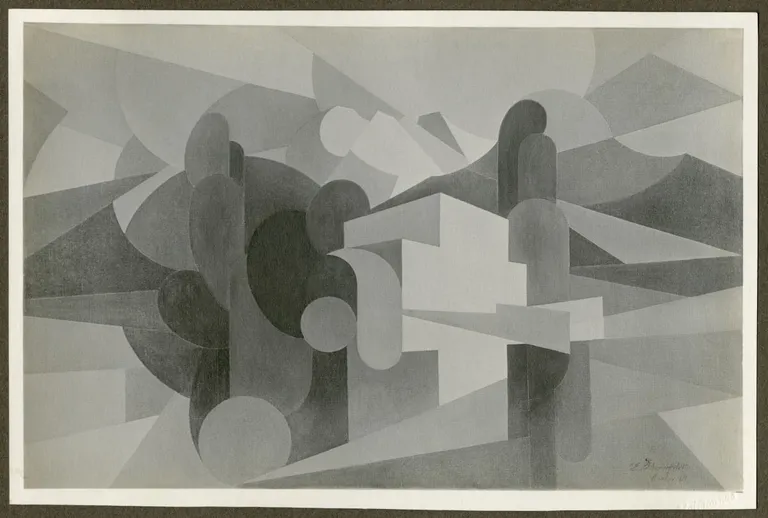 Edmond Arnold Blumenfeldt. Genfi järvel. 1924. Õli