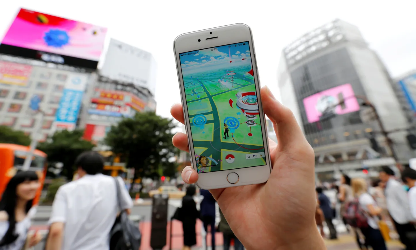 Mobiilirakendus Pokémon Go.