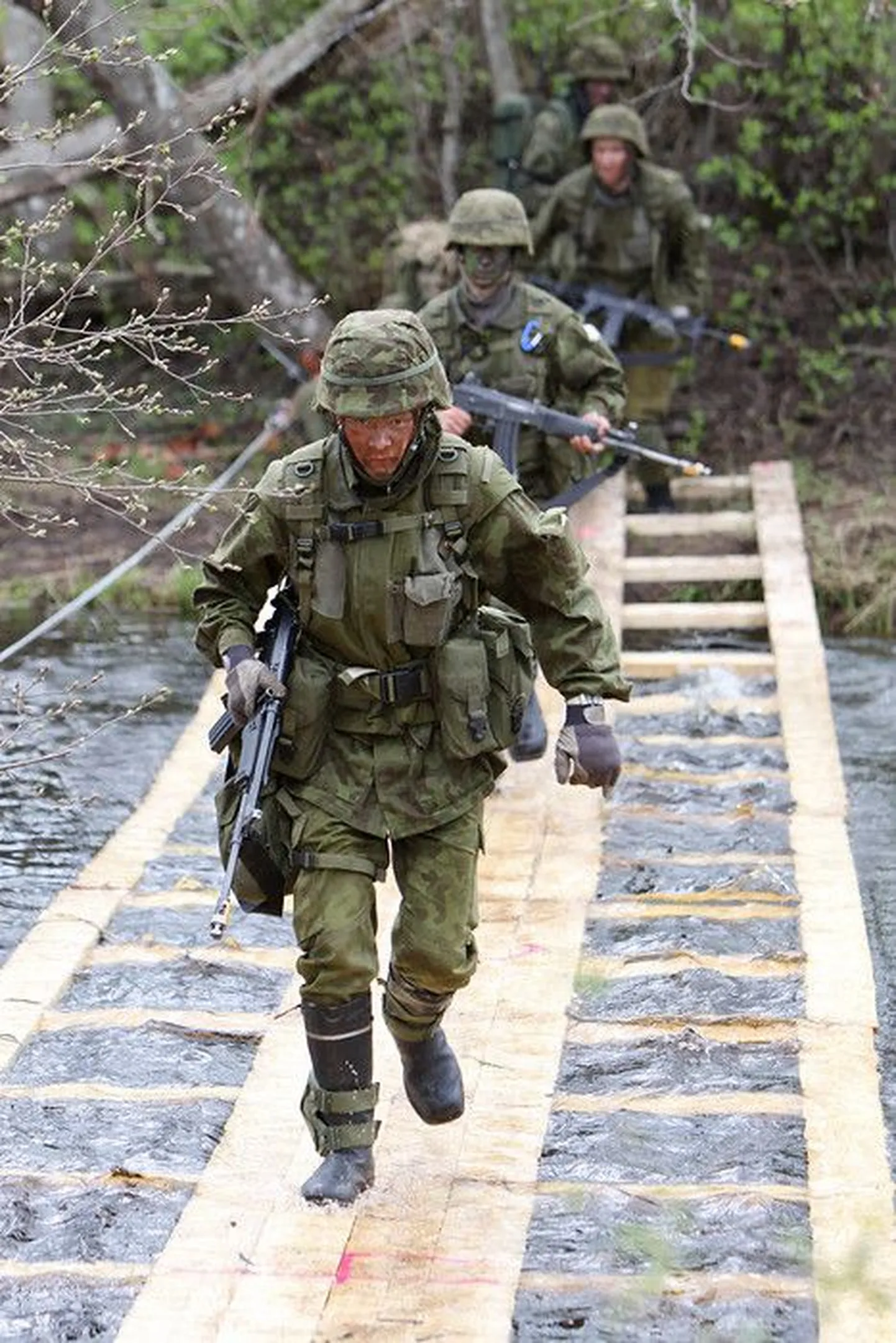 Kalevi jalaväepataljon Kevadtormil.