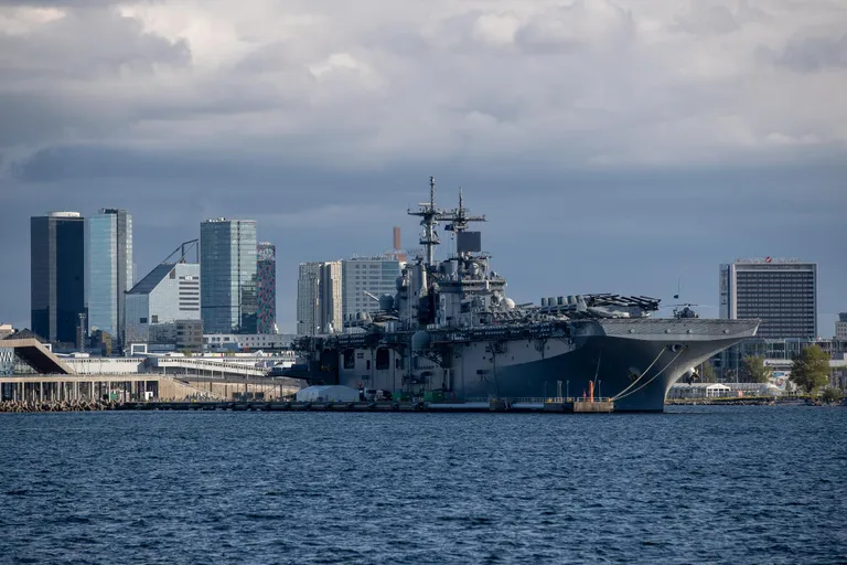 USA mereväe dessantlaev USS Kearsarge saabus Tallinnasse.