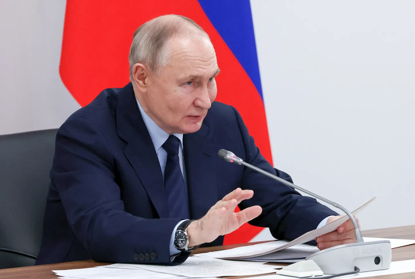 Krievijas diktators Vladimirs Putins.