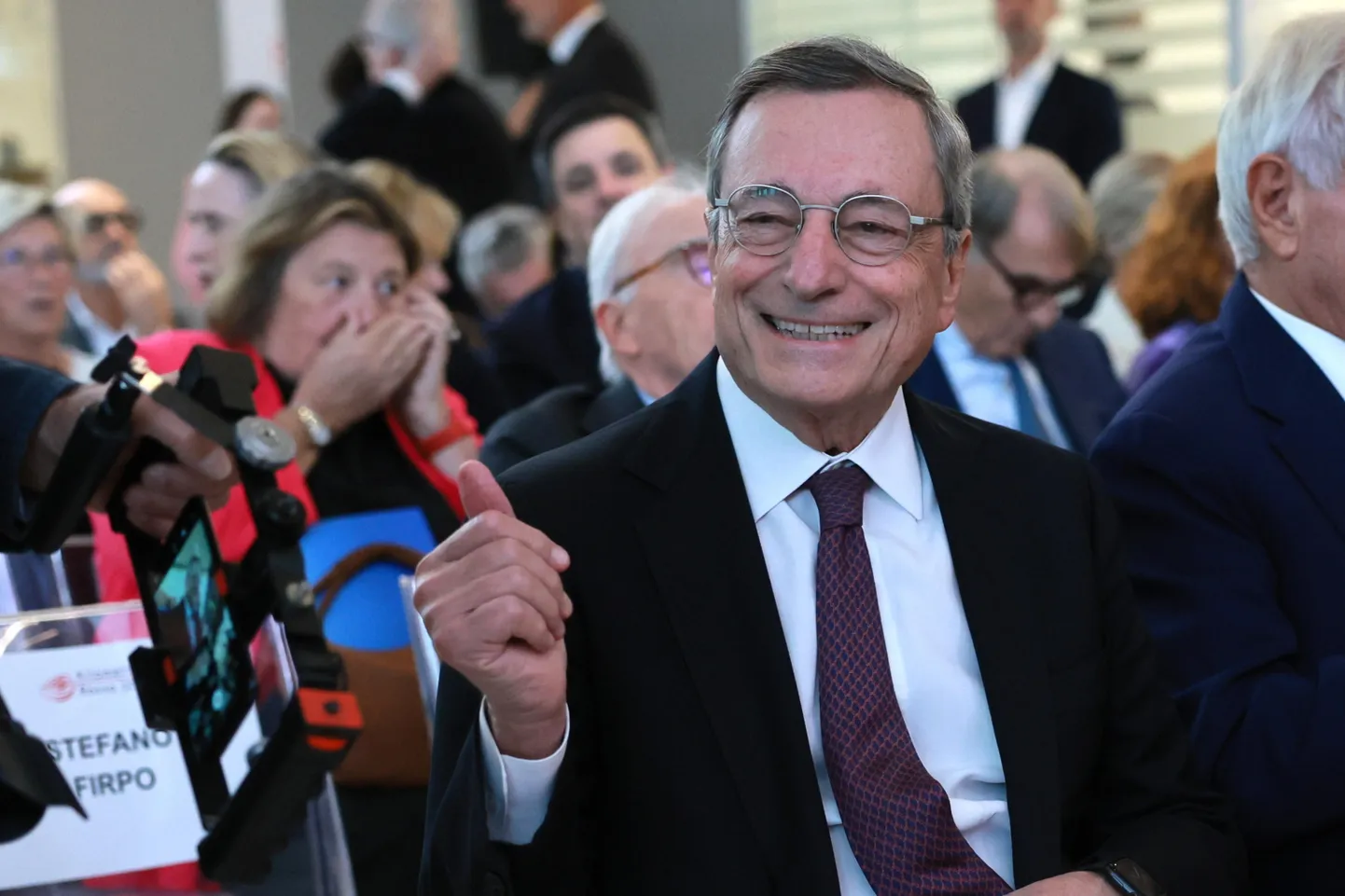 Endine Euroopa Keskpanga president ja Itaalia peaminister  Mario Draghi.