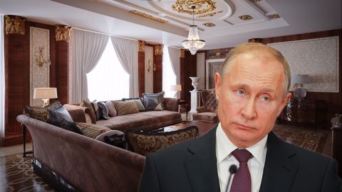 Mediji: Dronu atlūzas izraisījušas plašu ugunsgrēku pie Putina pils