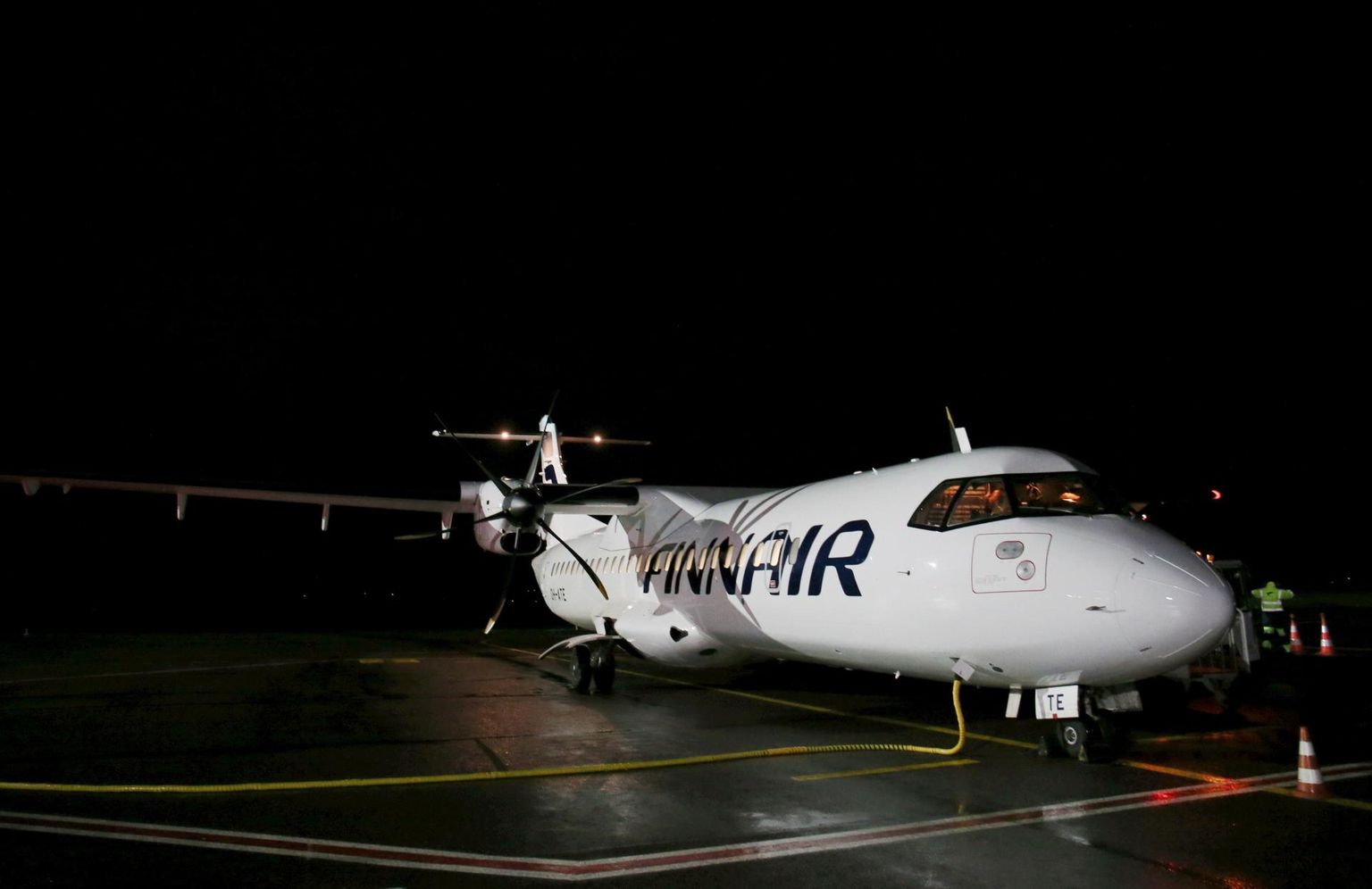 Finnair teatas läinud aastal, et varustab ka kõik oma ATR propellerlennukid HEPA-filtritega, et kabiiniõhk puhtam oleks.  Turvalisustärne tuli aga vaid neli viiest võimalikust.  FOTO: Sille Annuk