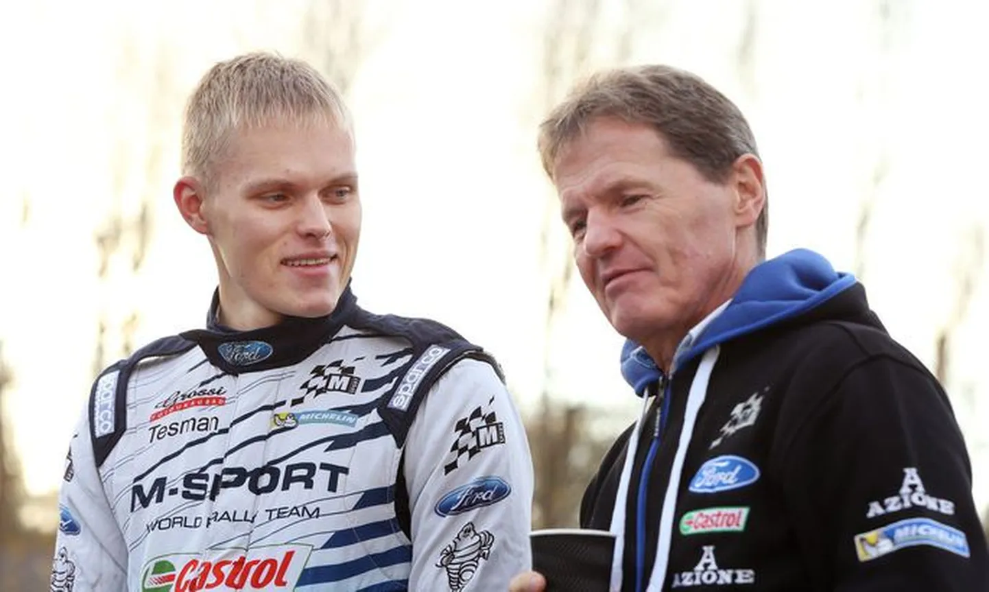 Noor Ott Tänak ja Malcolm Wilson.