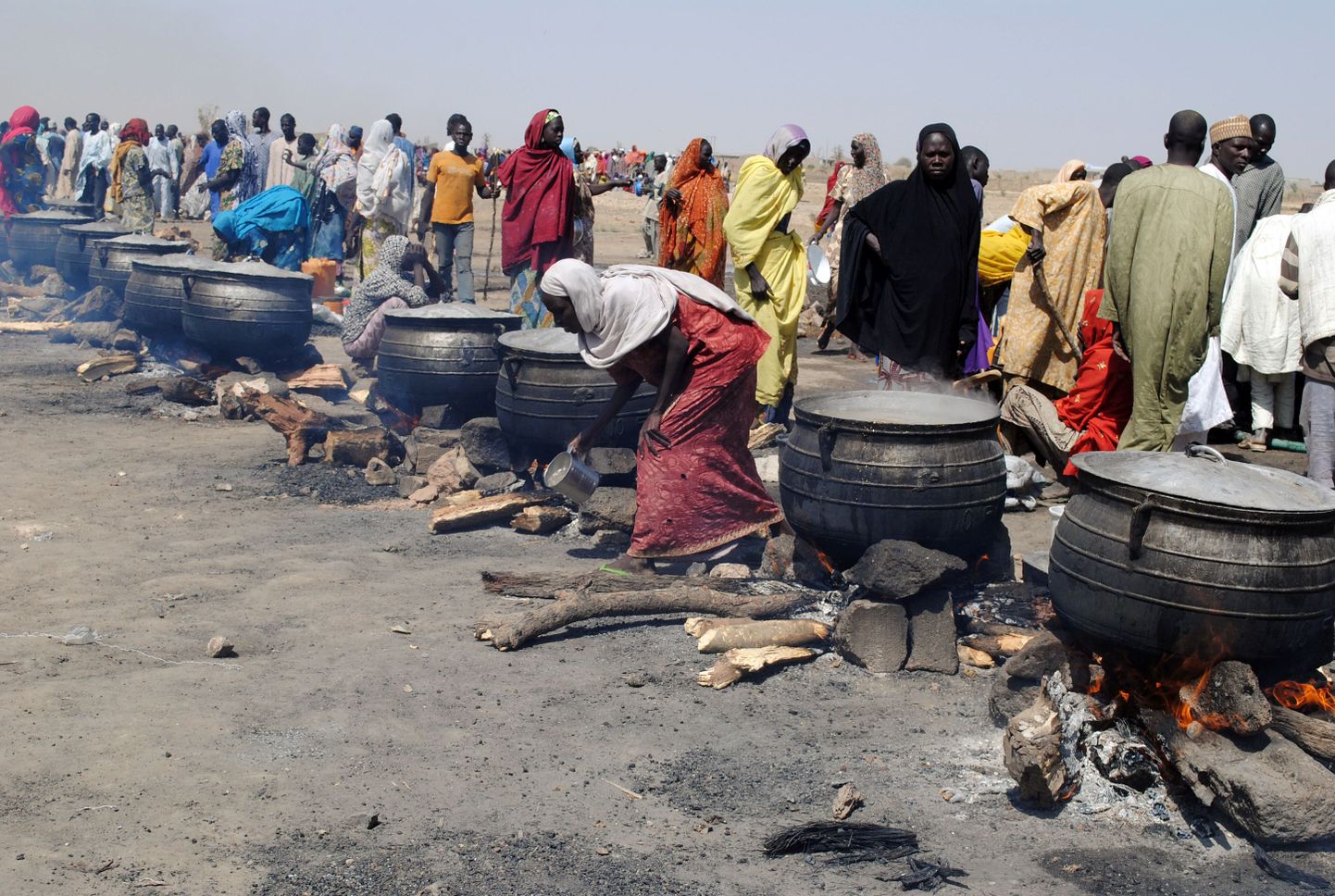 Sisepõgenike laager Nigeerias Borno osariigis. Viimasel ajal on piirkonnas vaenutegevus hoogustunud.