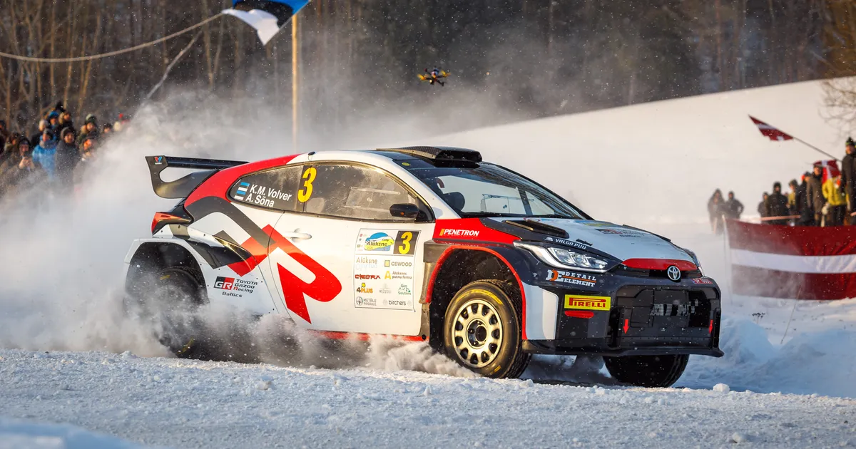 Lääne-Viru rallipaarid jõudsid hooaja avavõistlusel poodiumile