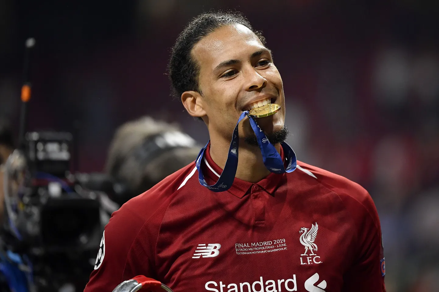 Virgil van Dijk peale Meistrite liiga finaali.