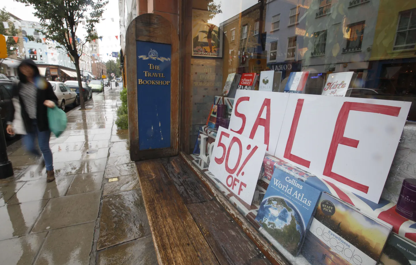 Notting Hillis asuv The Travel Book Shop