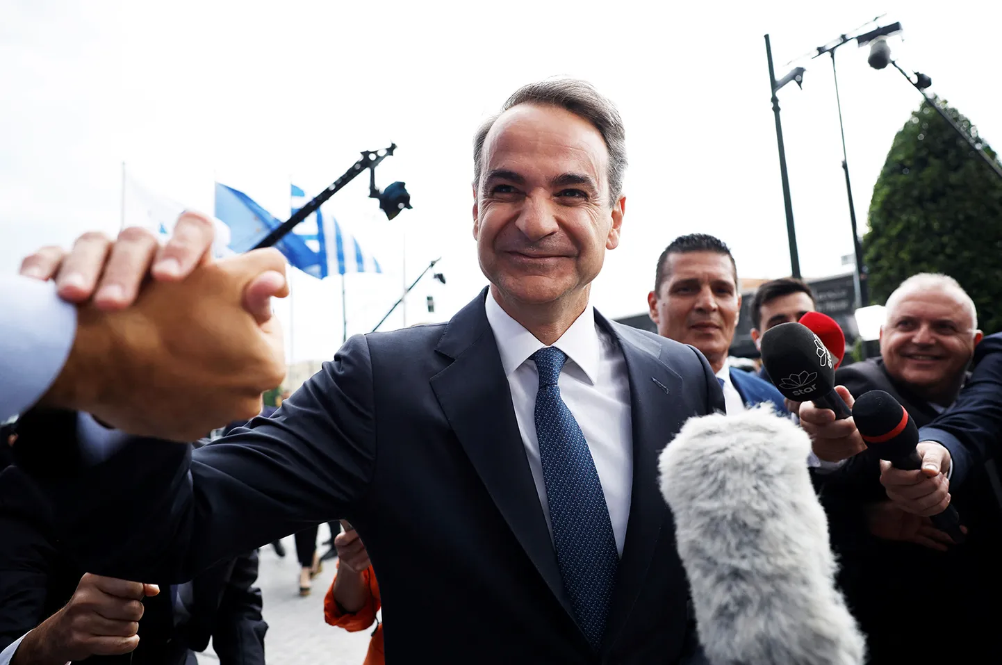 Grieķijas premjerministrs Kirjaks Micotakis