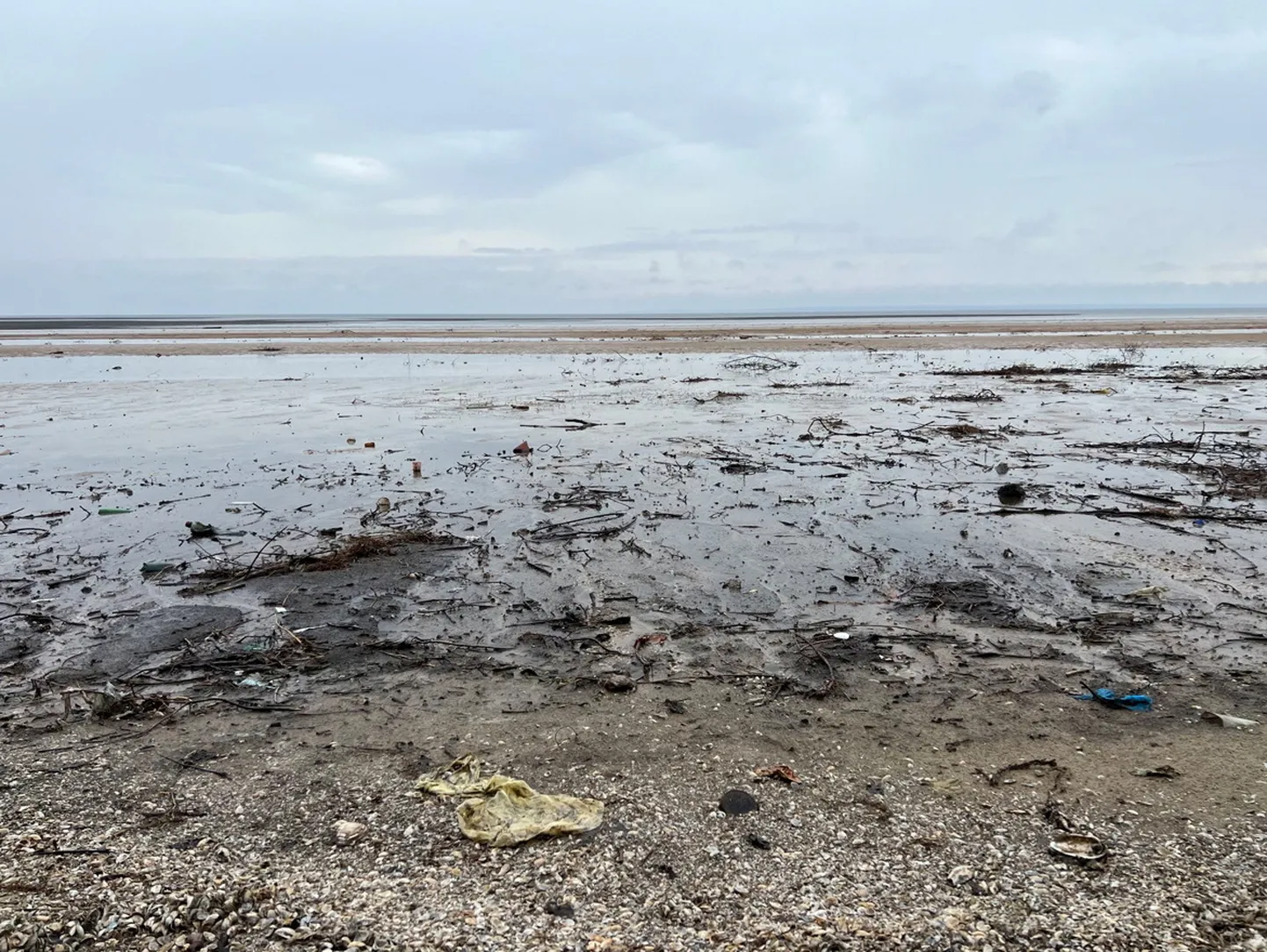 На 11 июня Каховское водохранилище потеряло три четверти своей воды.