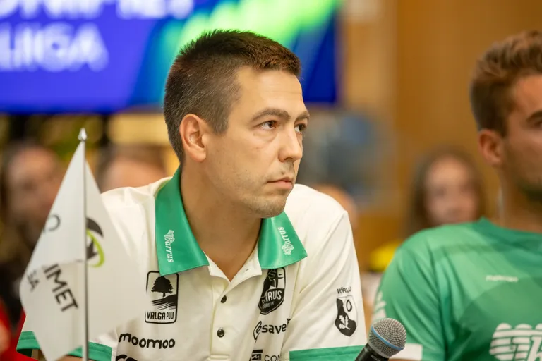 Võru Barruse peatreener Oliver Lüütsepp.