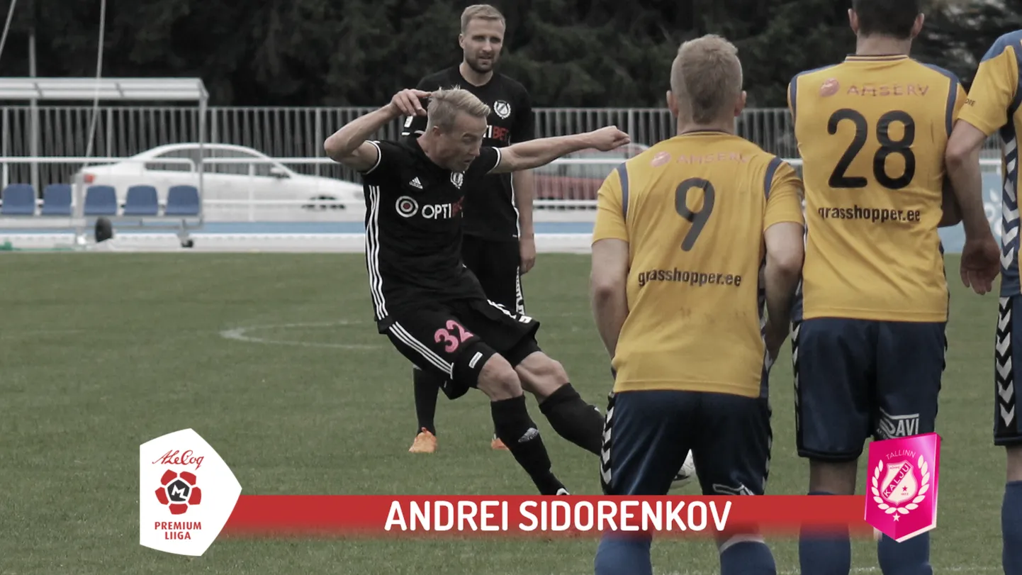 Andrei Sidorenkovi värav valiti septembrikuu kõige ilusamaks.