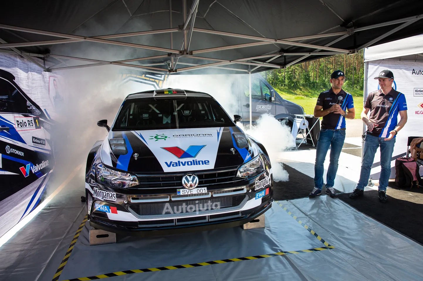 Prezentēta Baltijā vienīgā sacīkšu automašīna Polo GTI R5