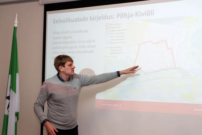 На предварительно выбранной территории "Põhja-Kiviõli" каких-либо ограничений нет, и в отличие от территории "Aidu" ее границы менять не пришлось, сказал руководитель занимающейся оценкой воздействия рабочей группы "Hendrikson DGE" Яак Ярвекюлг.
