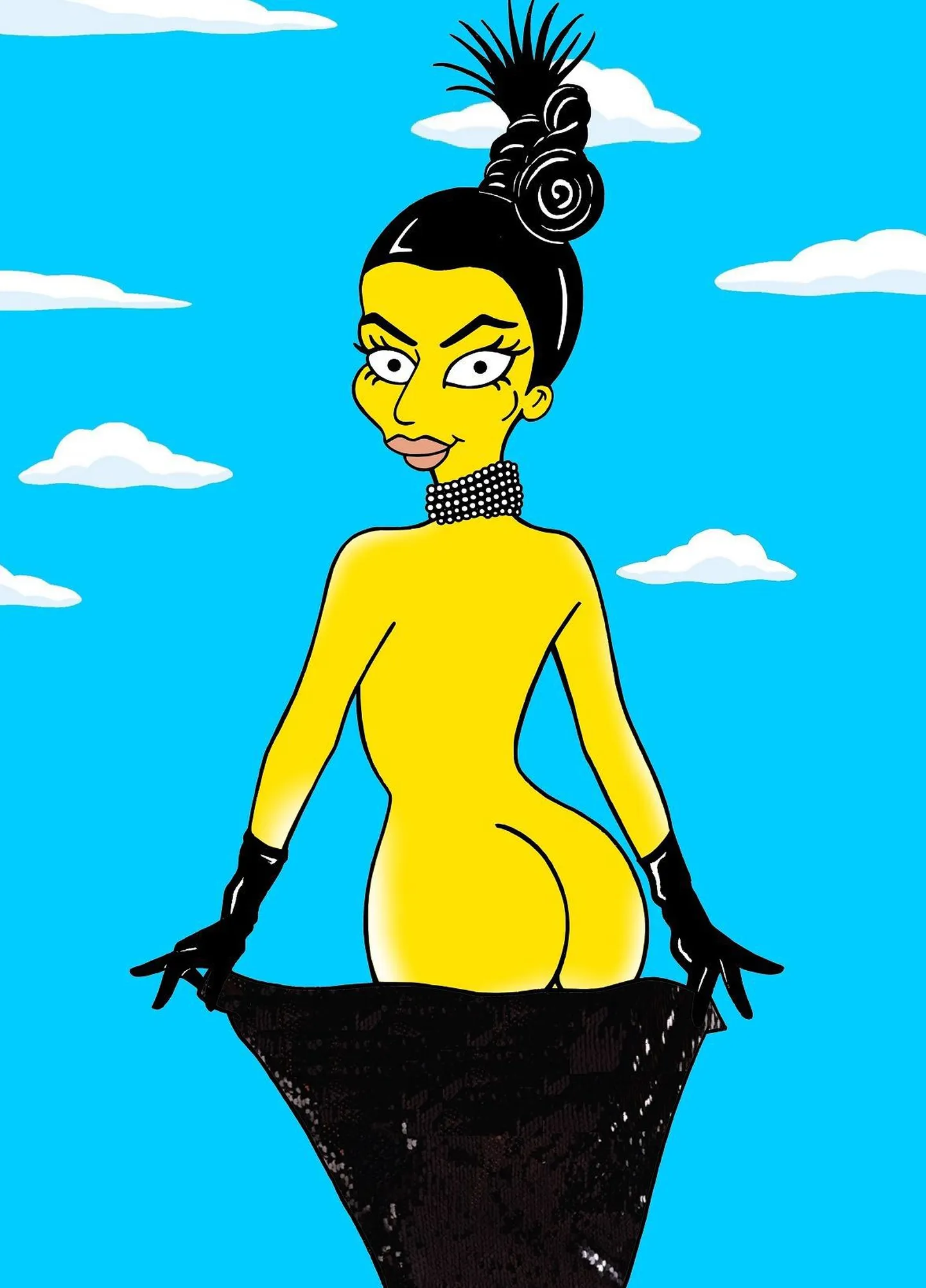 Kim Kardashian «Simpsonite» versioonis
