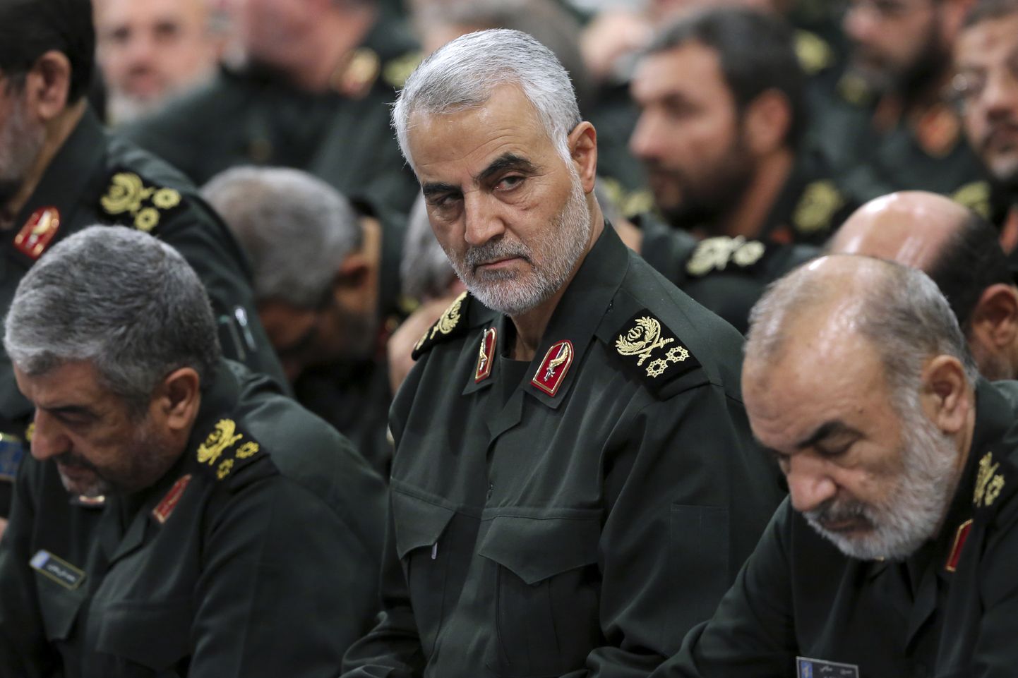 Iraani revolutsioonikaardi välisoperatsioonide üksuse Quds juht kindral Qasem Soleimani.