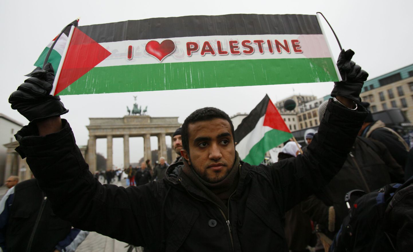 Palestiina toetaja Saksamaal.
