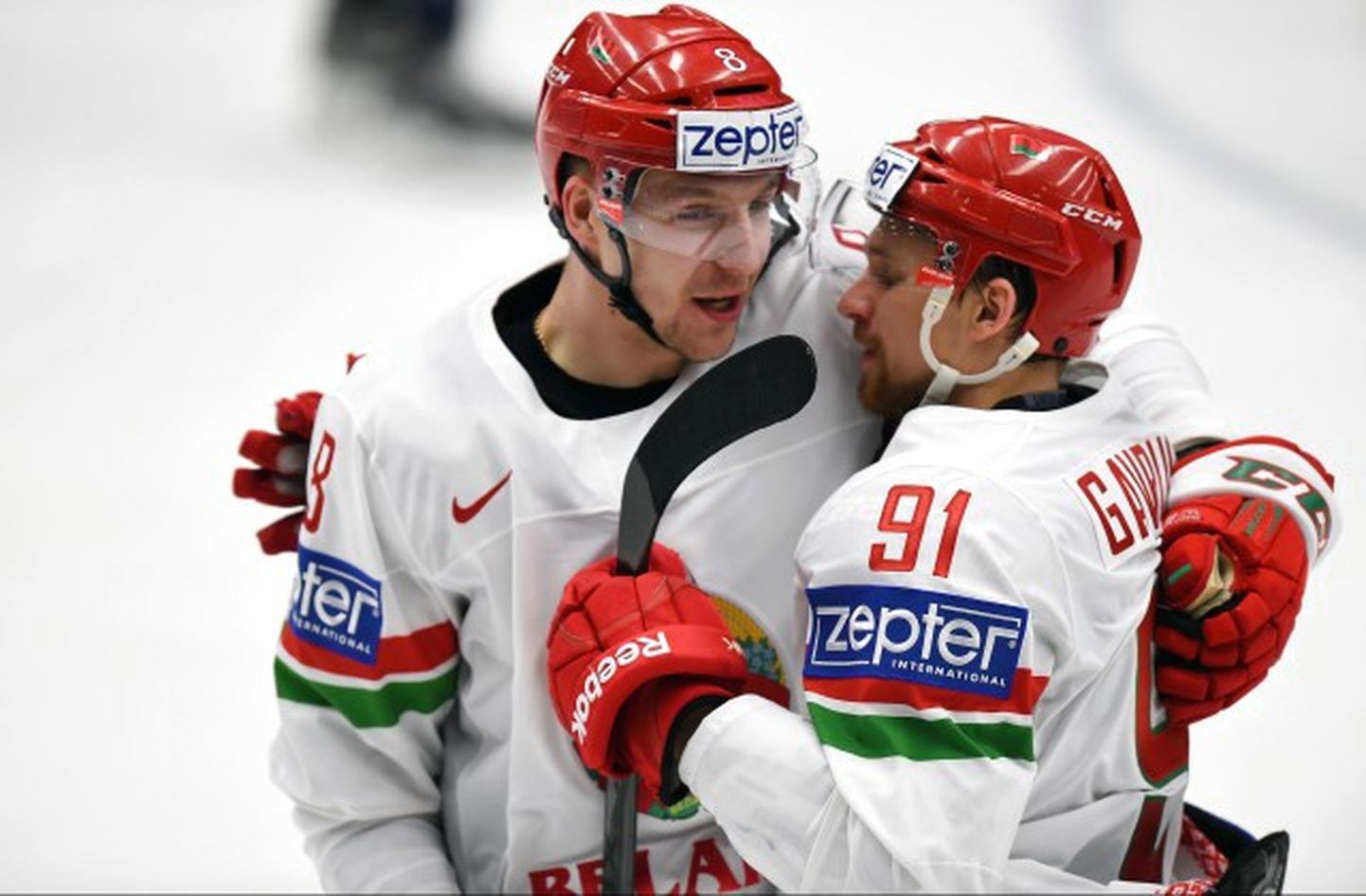 Хоккеисты сборной Беларуси