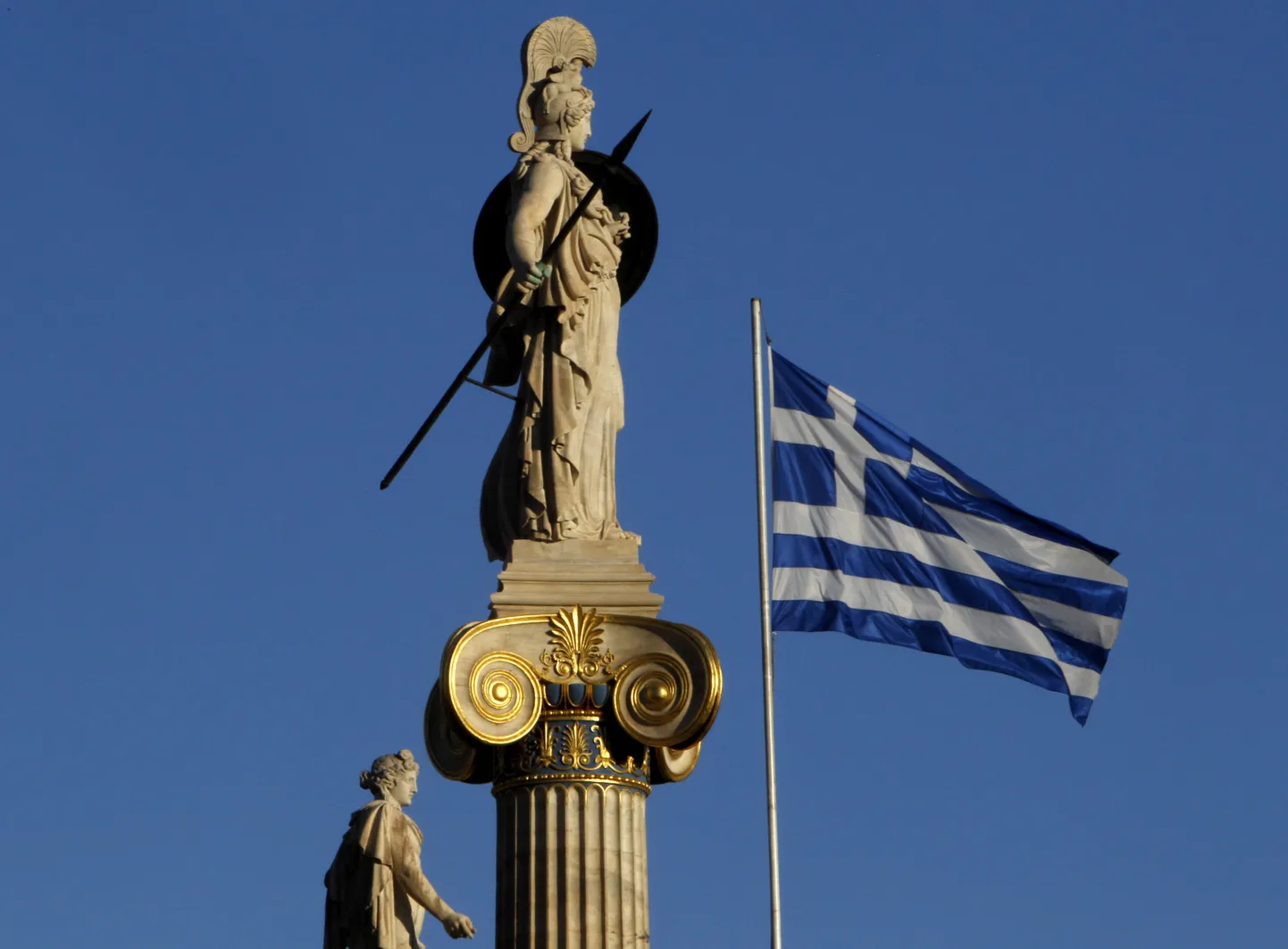 Kreeka lipp Ateenas