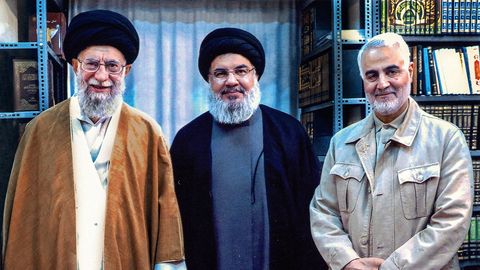 Iraan avaldas foto oma kõrgeimast juhist koos Hizbollah´ liidriga