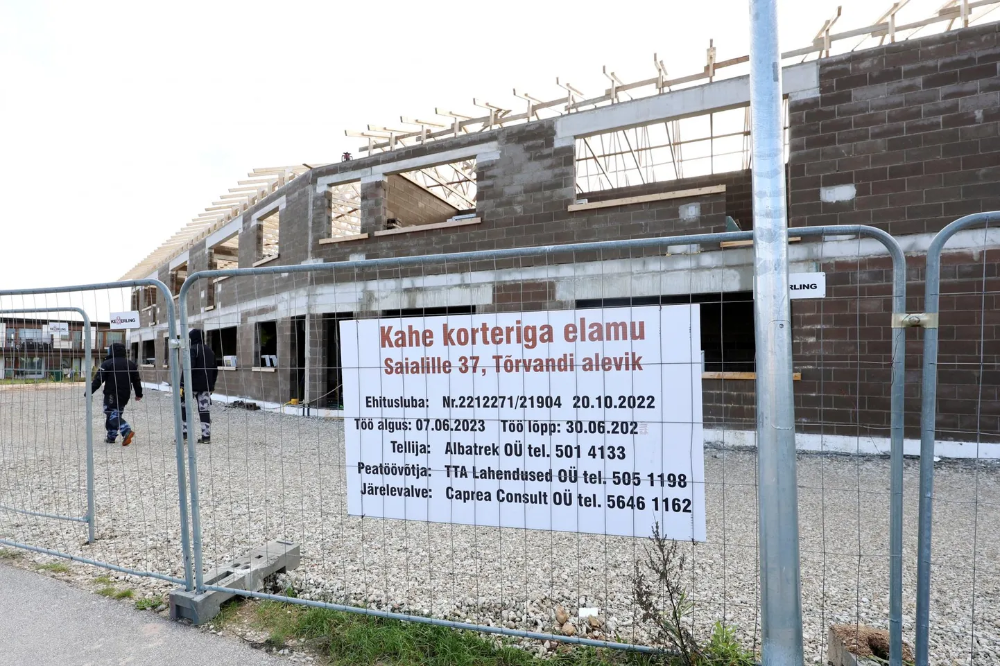 Ehitatav kaheperealamu aadressiga Tőrvandi, Saialille 37.
