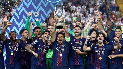 PSG atspēlējas un 11 metru sitienu sērijā izcīna UEFA Superkausu