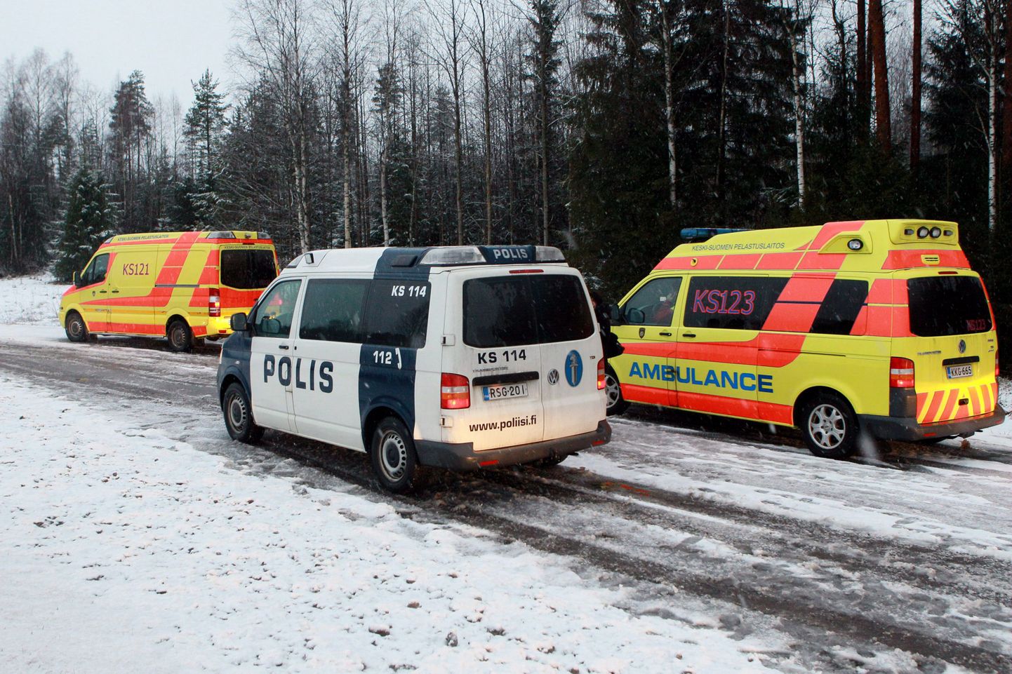 Финская полиция и скорая помощь. Иллюстративное фото.