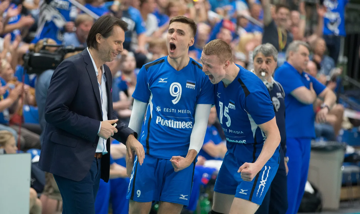 Andrus Raadik (paremal) saab suve lõpus taas Eesti koondises mängimist nautida.