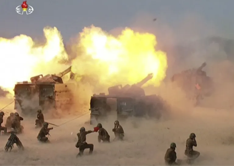 Kaader Põhja-Korea sõjalise propaganda videost / Reuters/AFP/AP/SCANPIX
