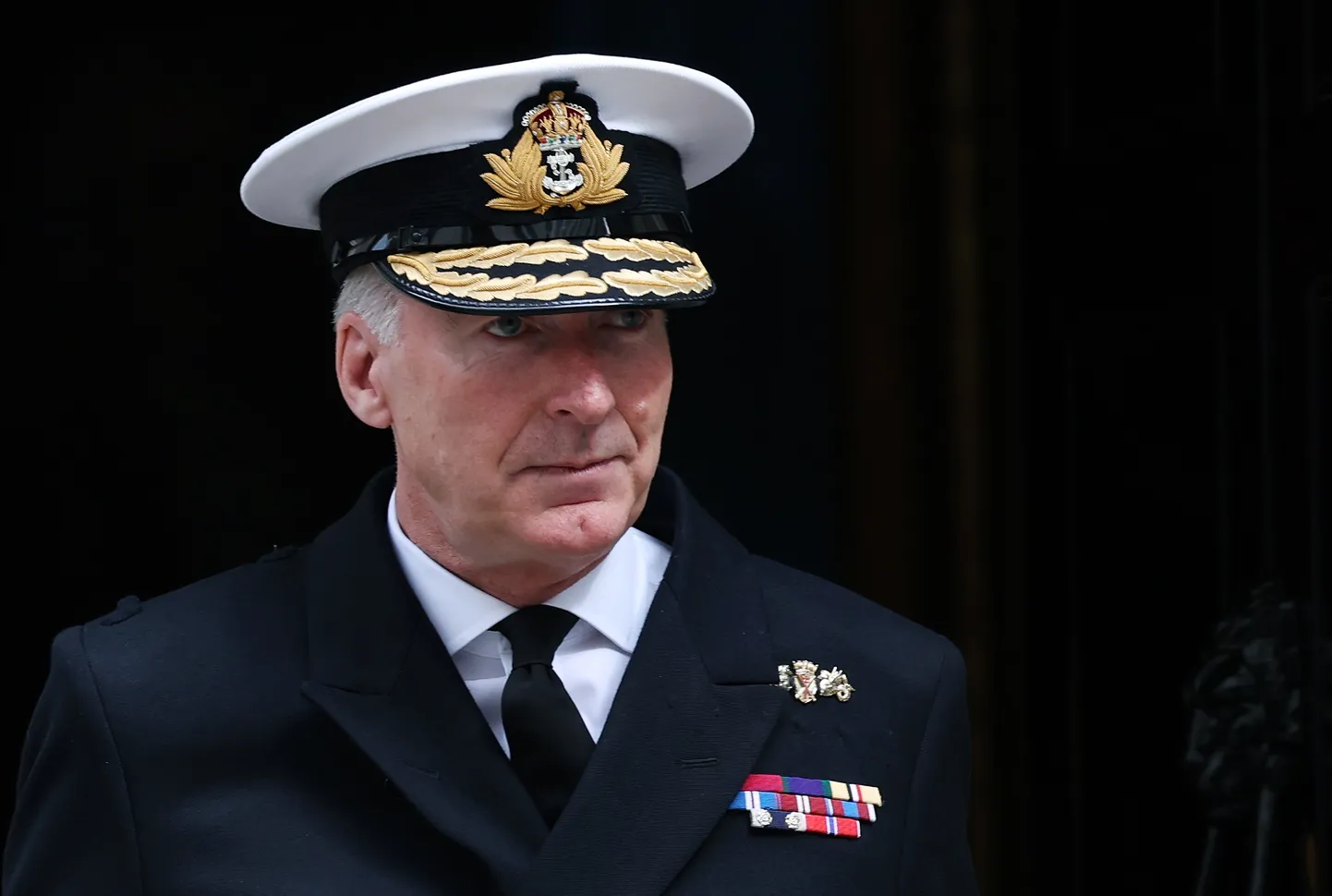 Lielbritānijas bruņoto spēku komandieris admirālis Tonijs Radakins.