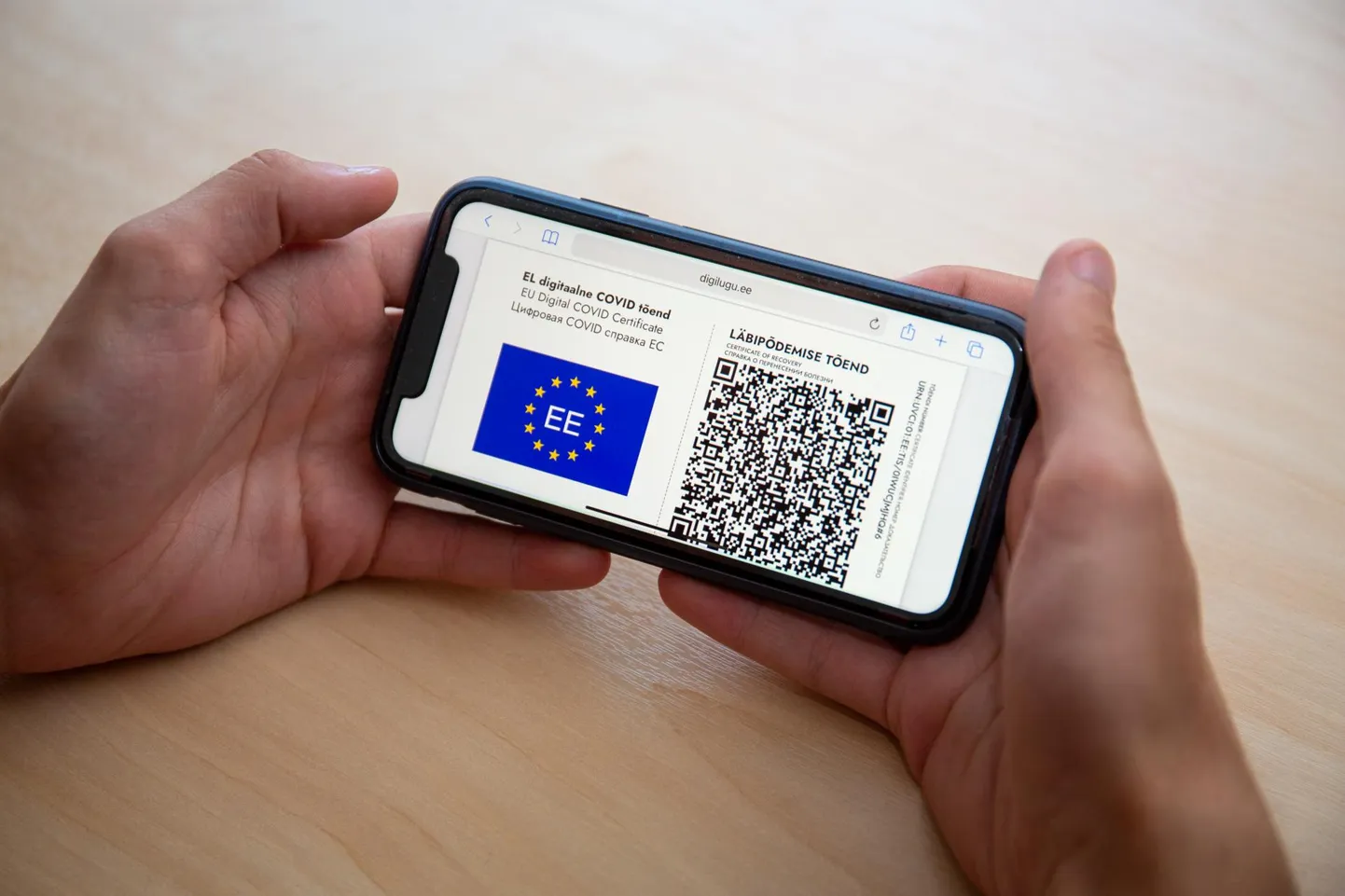 Digitõendit saab genereerida patsiendiportaalis digilugu.ee.