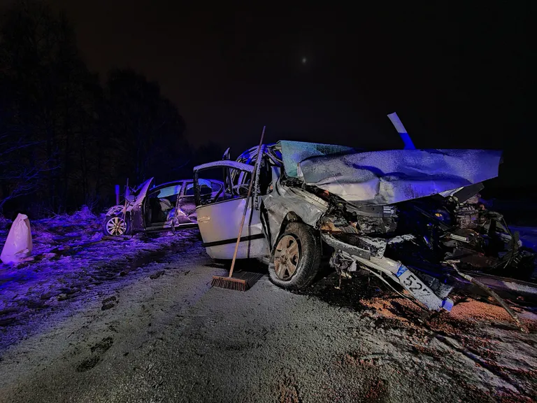 Liiklusõnnetus Tartu-Roiu maanteel.