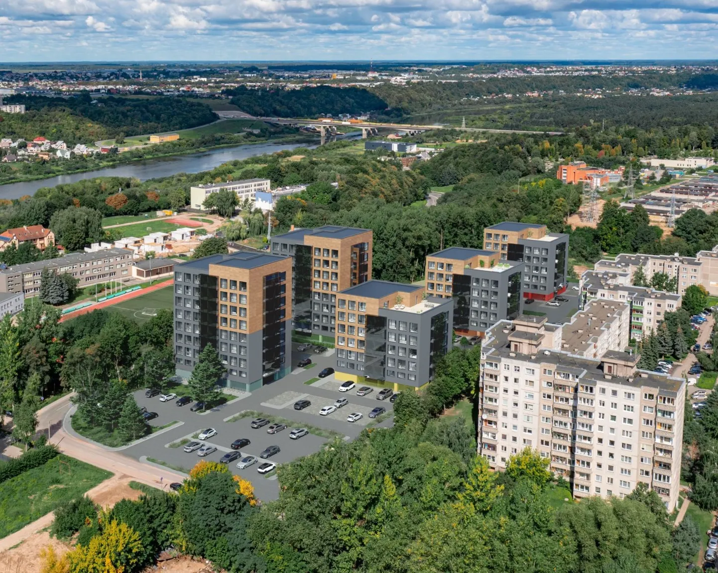 Korrusmajad Kaunases