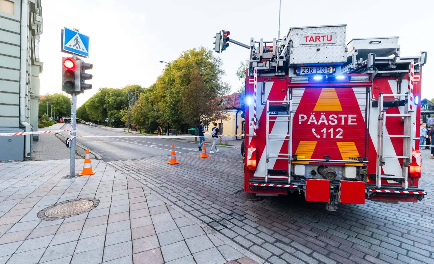 Lõuna päästekeskus Tartu südalinnas. Foto on illustratiivne.