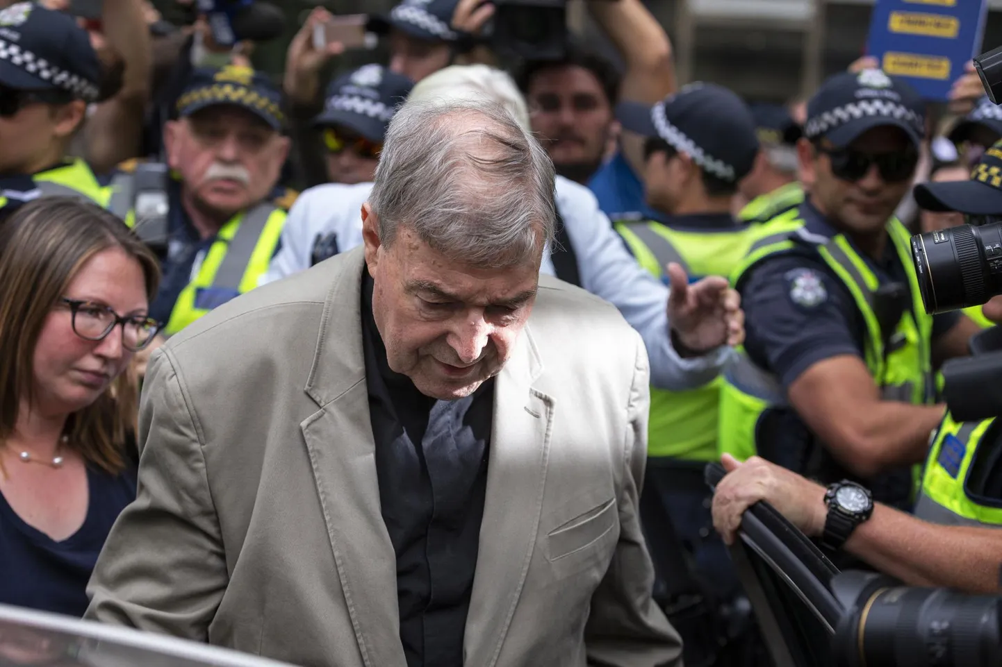 George Pell pärast eilset Melbourne’i kohtu otsust.