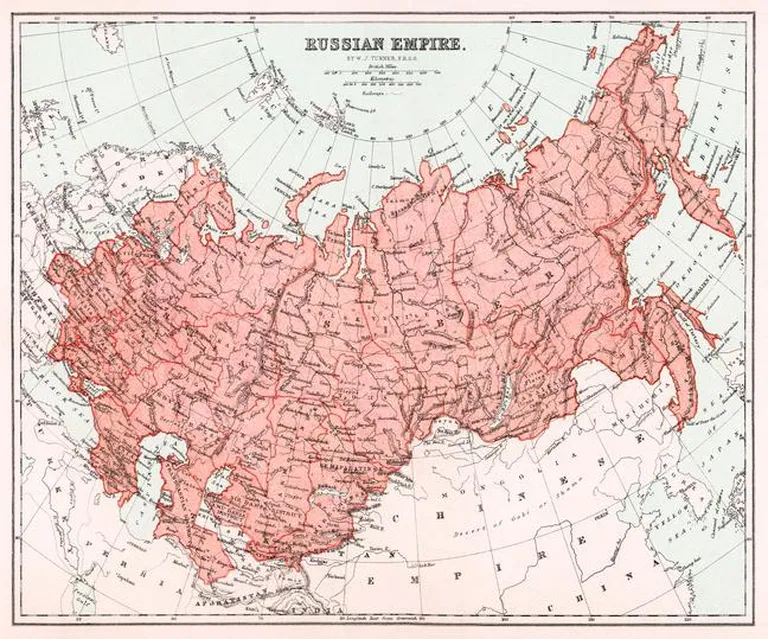 Карта Российской империи