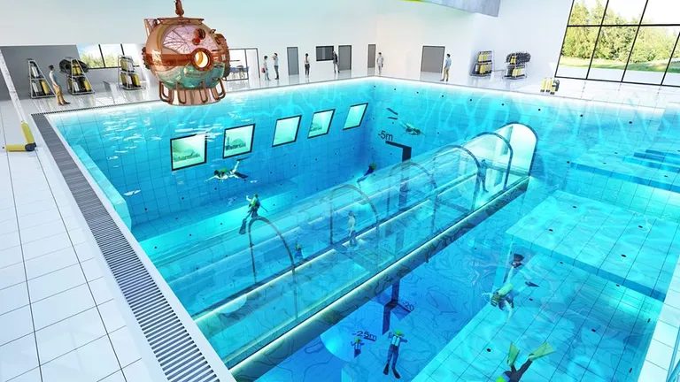 Poolasse ehitatava basseini sügavus on 45 meetrit