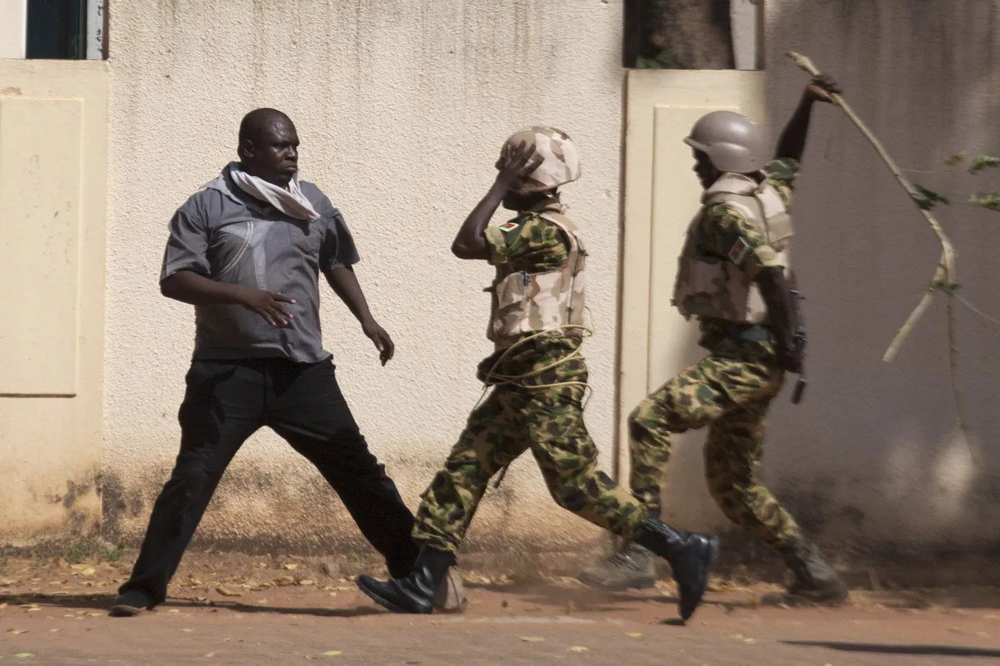 Burkina Faso sõjaväelased.