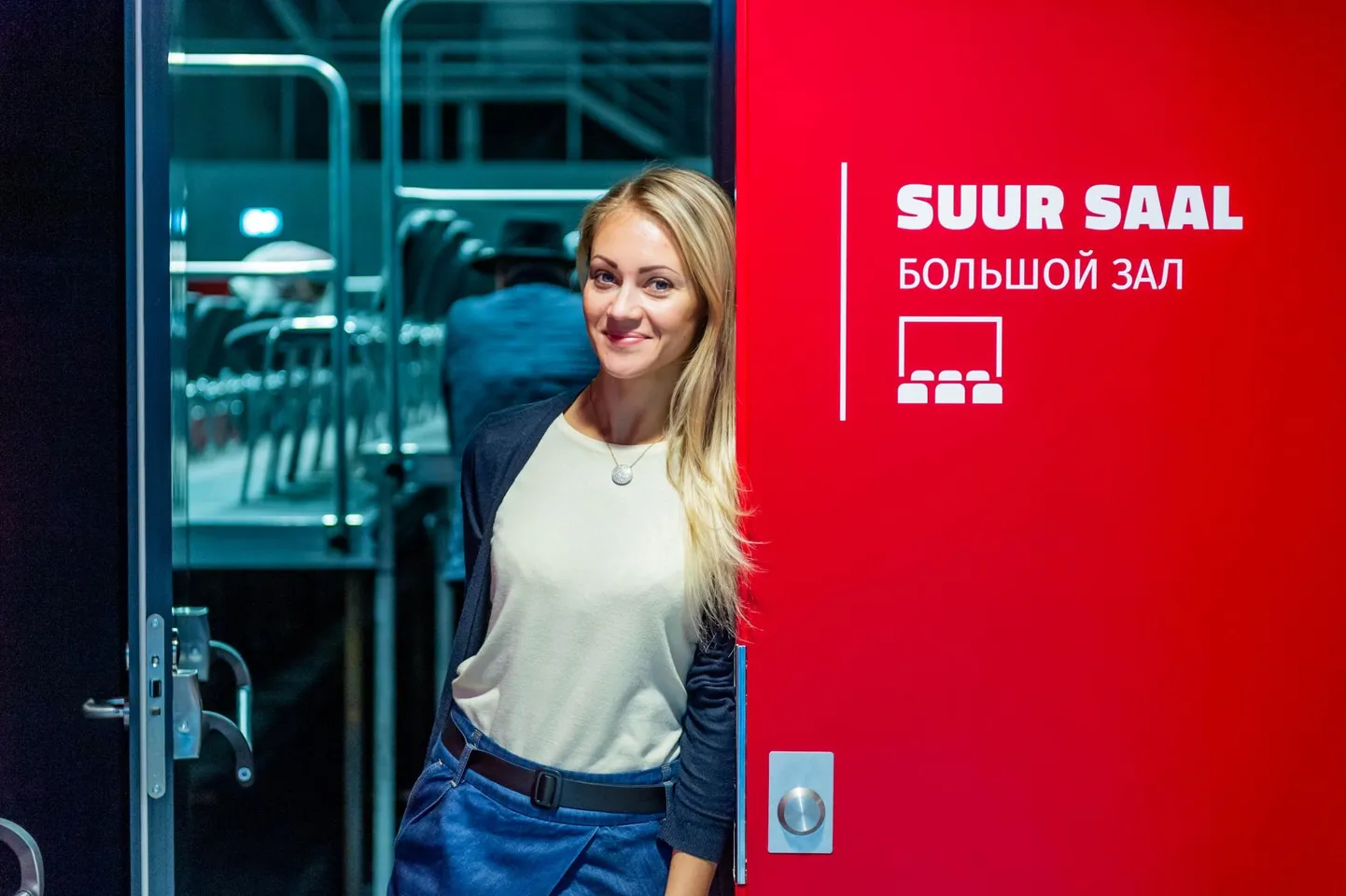 Vaba Lava Narva teatrikeskuse juht Anželika Shticalov.