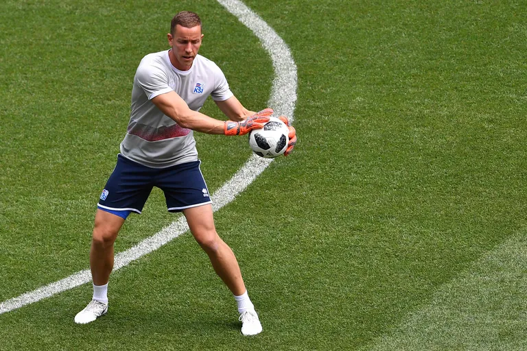 Islandi koondise väravavaht Hannes Halldorsson