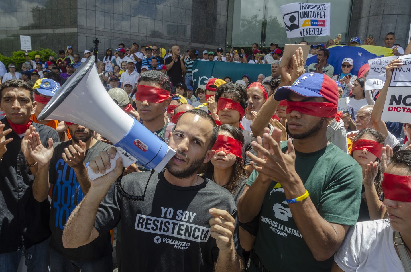Opositsiooni meeleavaldus Caracases Venezuela iseseisvuspäeval.