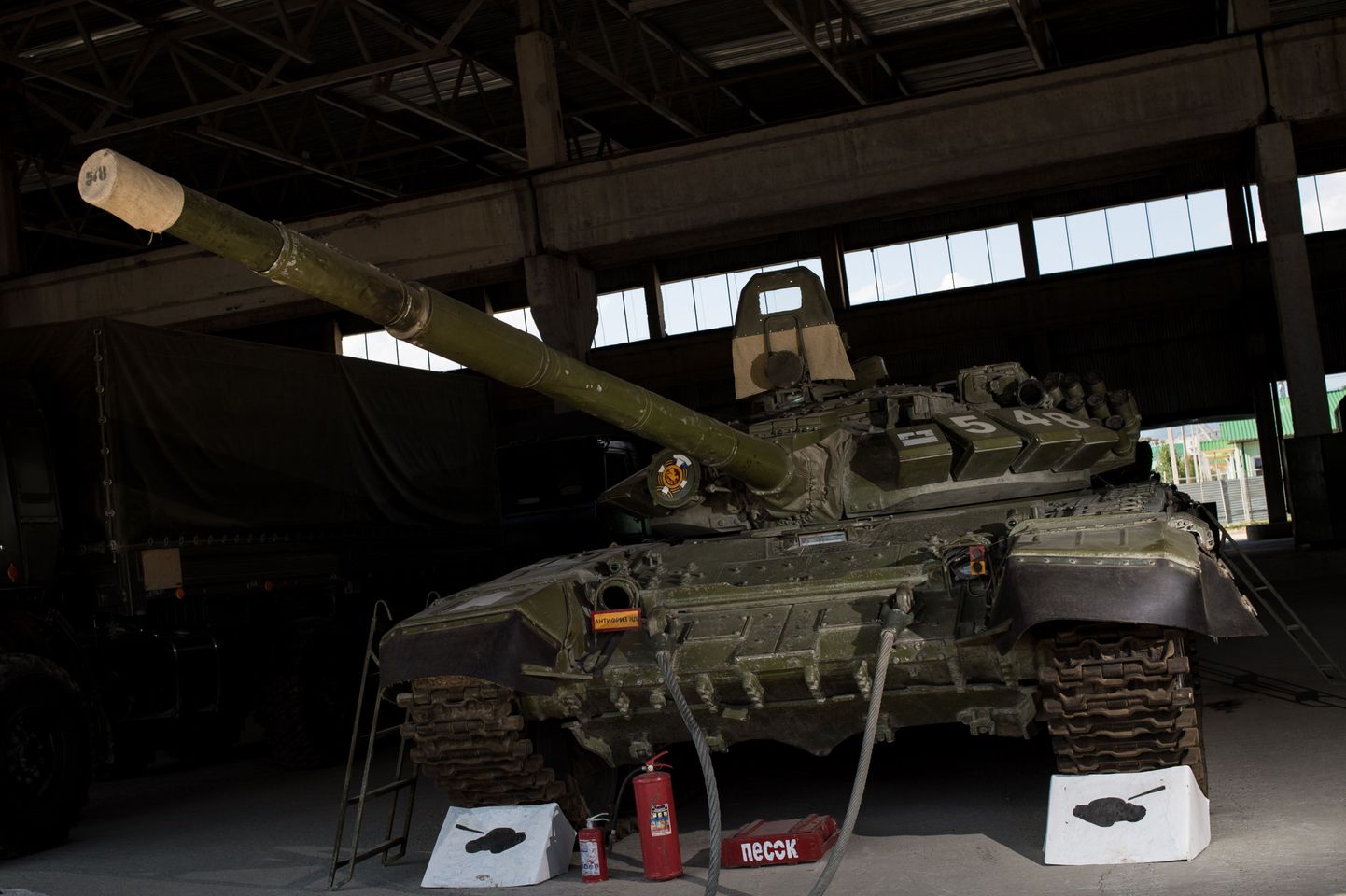 Vene tank Lõuna-Osseetias asuvas sõjaväebaasis.