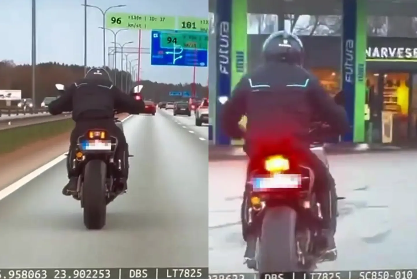 Мотоциклист на скорости 200 км/ч пытался скрыться от полиции и попал в аварию