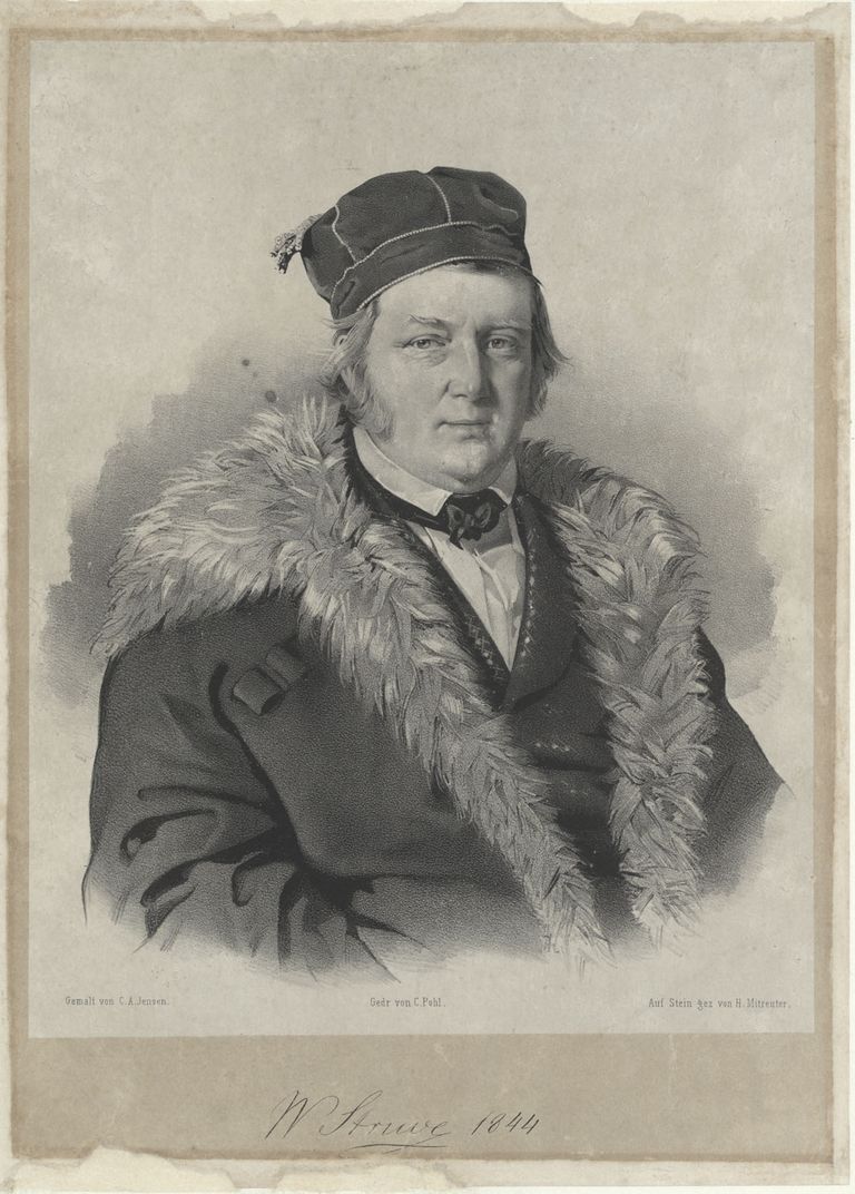 Friedrich Georg Wilhelm Struve portree, mille autor on Heinrich Ditlev Mitreuer