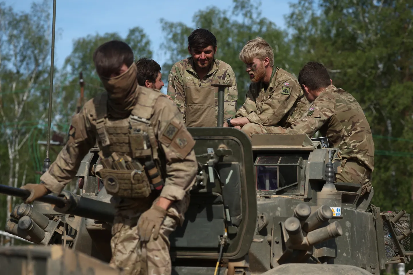 Briti sõdurid Poolas toimunud NATO õppustel 2024. aasta mais.
