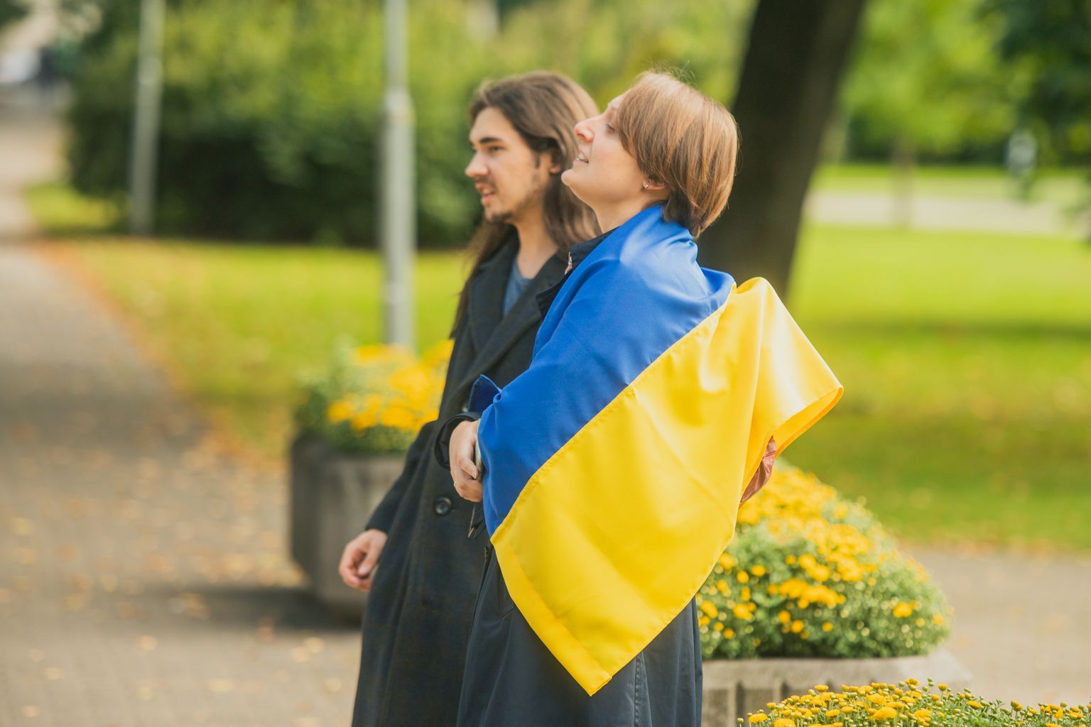 Жители Латвии поддерживают украинцев.