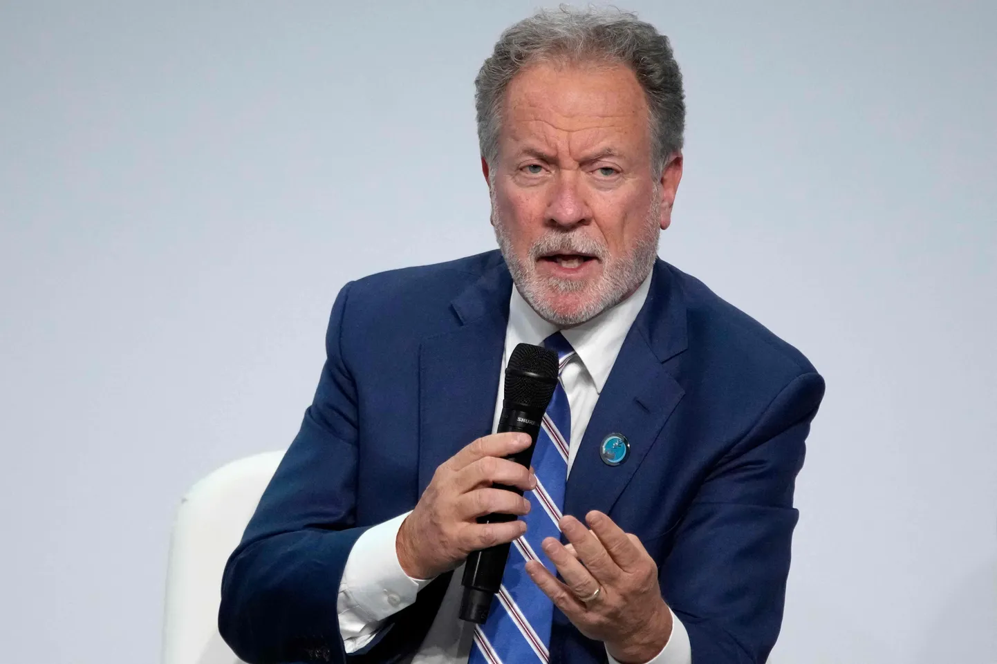 ÜRO Maailma Toiduprogrammi tegevjuht David Beasley. Foto on tehtud Rahufoorumil Pariisis mullu 11. novembril.