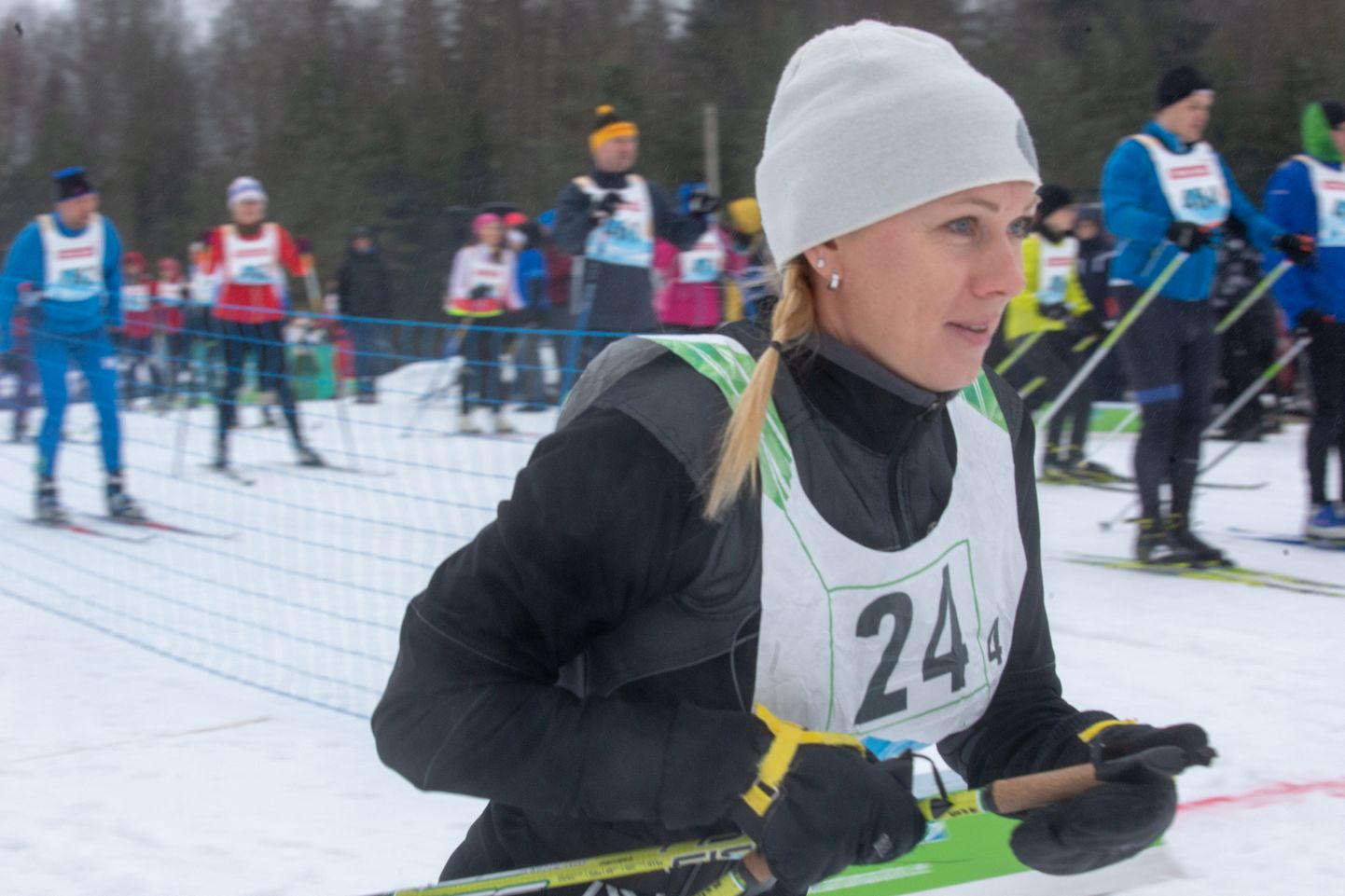 Kristina Šmigun-Vähi siirdub Tartu teatemaratonil viimasele etapile.